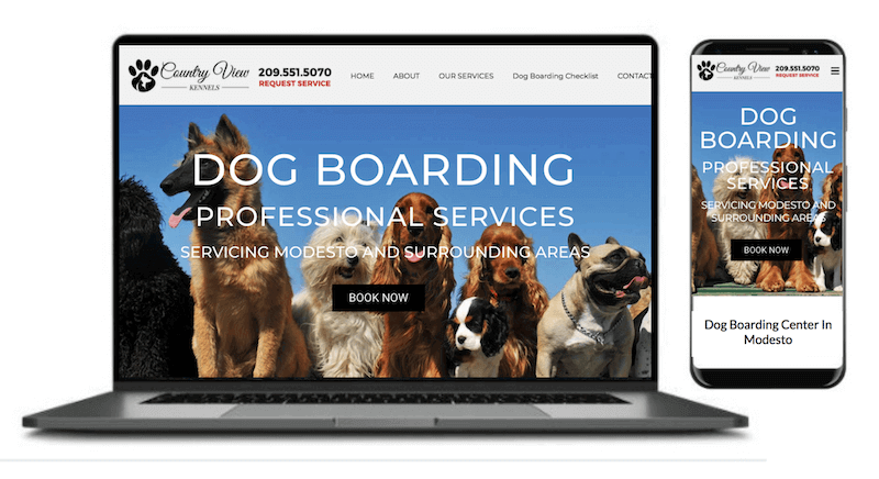 Pet Boarding Web Design Sample